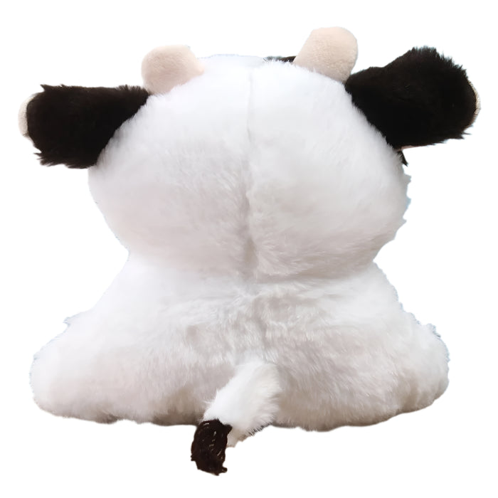 Striders Impex Cow Sitting Plush Toy - 25Cm-Soft Toy-Striders Impex-Toycra
