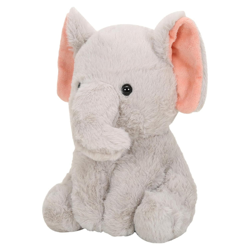 Striders Impex Elephant Soft Toy With Pink Ears - 25 Cm