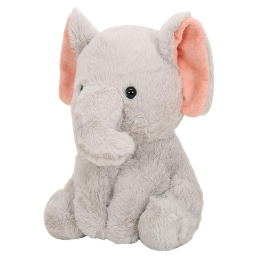 Striders Impex Elephant Soft Toy With Pink Ears - 25 Cm-Soft Toy-Striders Impex-Toycra
