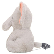 Striders Impex Elephant Soft Toy With Pink Ears - 25 Cm