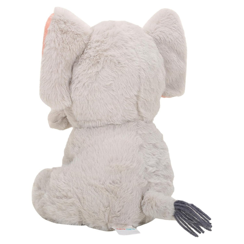Striders Impex Elephant Soft Toy With Pink Ears - 25 Cm