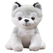 Striders Impex Grey & White Dog Plush Toy - 25 Cm-Soft Toy-Striders Impex-Toycra