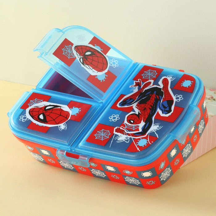 Striders Impex Multi Compartment Lunch Box With Attractive Print-LunchBox & Water Bottles-Striders Impex-Toycra