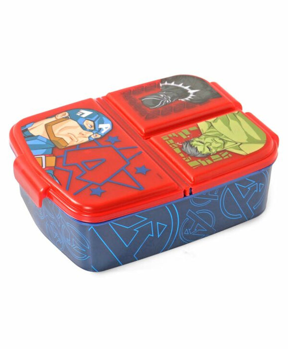 Striders Impex Multi Compartment Lunch Box With Attractive Print-LunchBox & Water Bottles-Striders Impex-Toycra