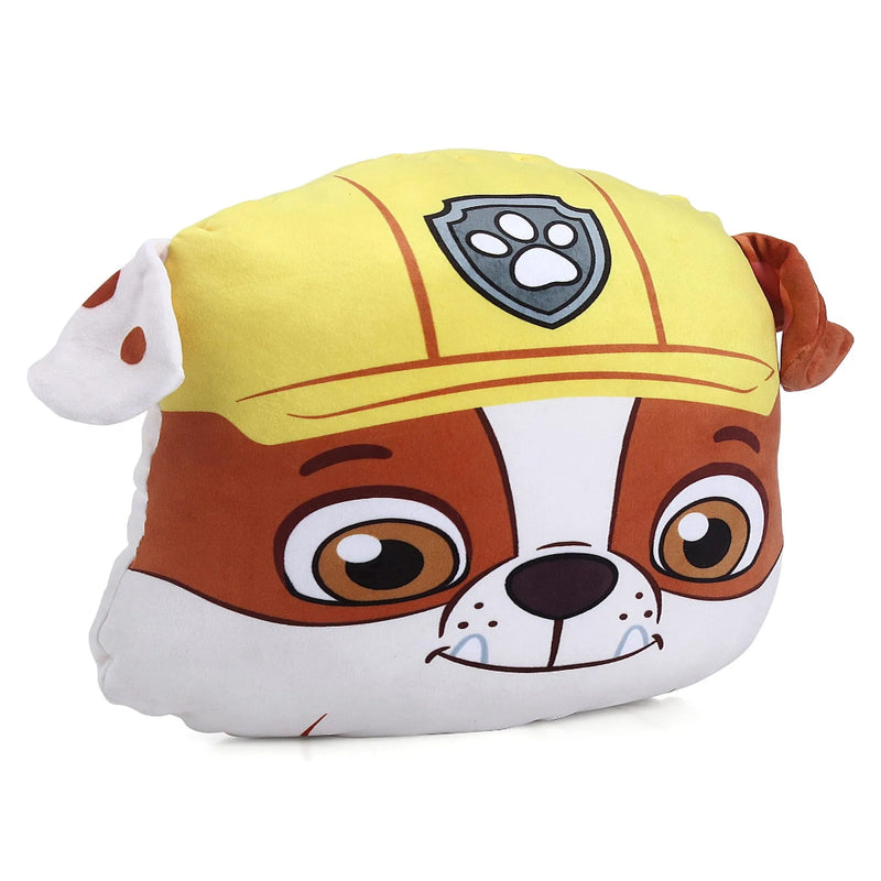 Striders Impex Paw Patrol Rubble Face Cushion Plush Toys - 30 Cm