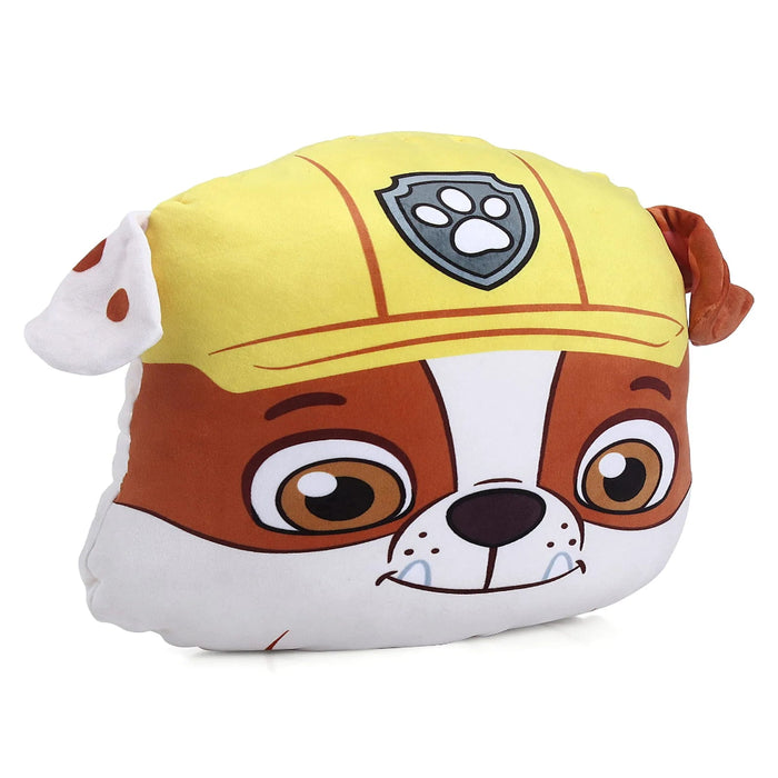 Striders Impex Paw Patrol Rubble Face Cushion Plush Toys - 30 Cm-Soft Toy-Striders Impex-Toycra