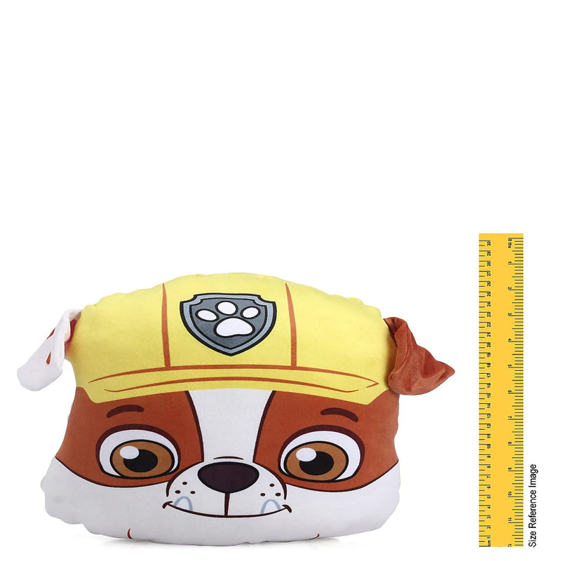 Striders Impex Paw Patrol Rubble Face Cushion Plush Toys - 30 Cm