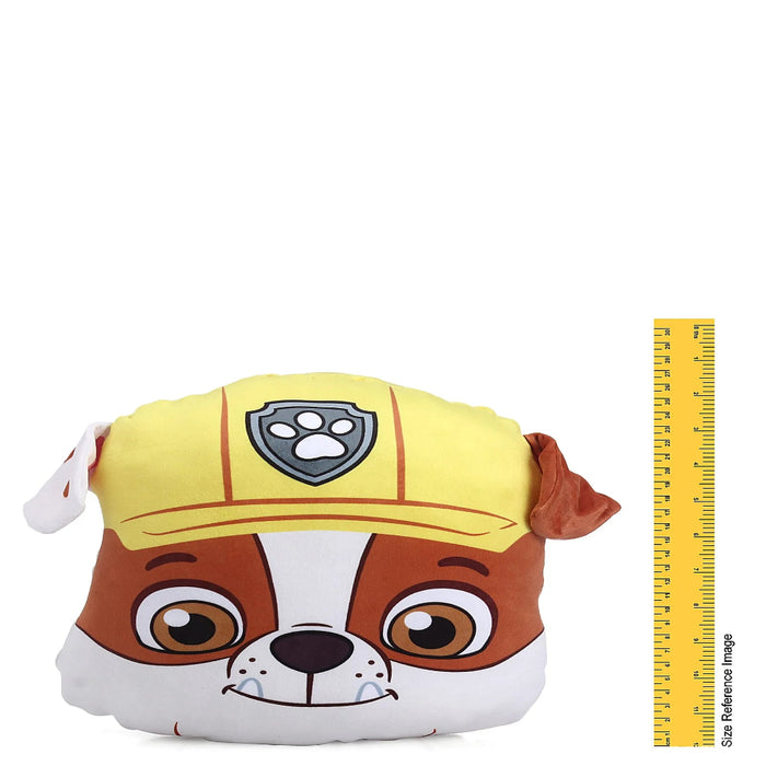 Striders Impex Paw Patrol Rubble Face Cushion Plush Toys - 30 Cm-Soft Toy-Striders Impex-Toycra