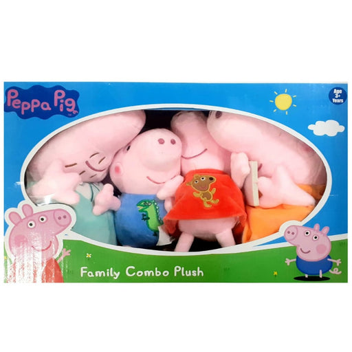 Striders Impex Peppa Pig Family Combo Plush Soft Toy-Soft Toy-Striders Impex-Toycra