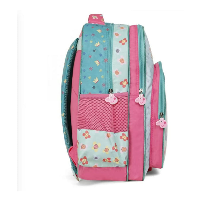 Striders Impex Peppa Pig Floral School Bag -36 Cm-Backpack-Striders Impex-Toycra