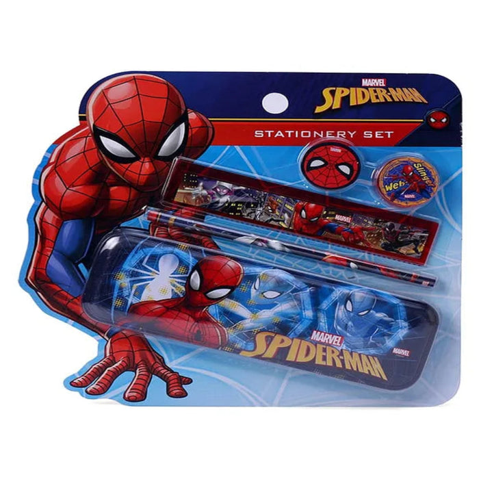 Striders Impex Printed 5 Pcs Stationary Set-Backpack-Striders Impex-Toycra