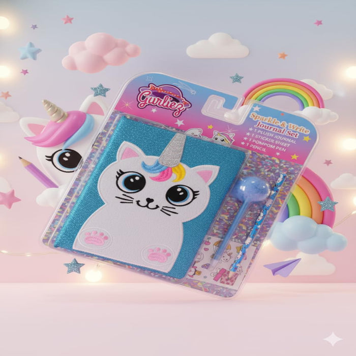 Striders Impex Sparkle and Write Journal Set-Arts & Crafts-Striders Impex-Toycra