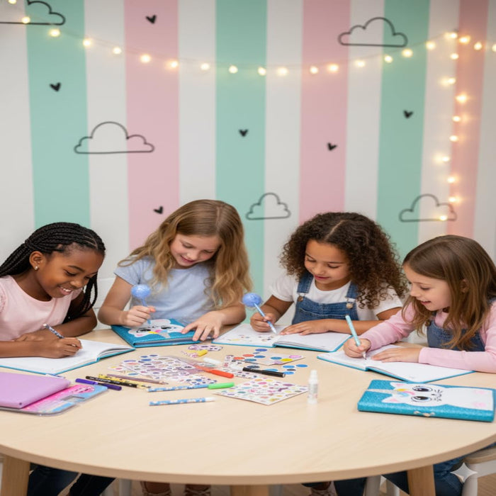 Striders Impex Sparkle and Write Journal Set-Arts & Crafts-Striders Impex-Toycra