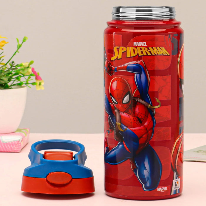 Striders Impex Stainless Steel Insulated Hot & Cold Sipper Bottle - 500 Ml-LunchBox & Water Bottles-Striders Impex-Toycra
