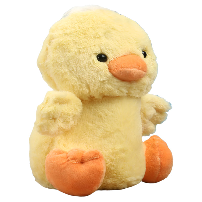 Striders Impex Yellow Sitting Duck Plush Toy - 27.5 Cm