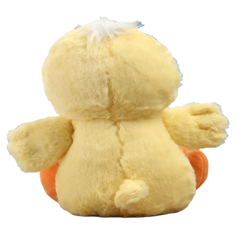 Striders Impex Yellow Sitting Duck Plush Toy - 27.5 Cm