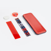 Striders Printed 7 Pcs Stationary Set