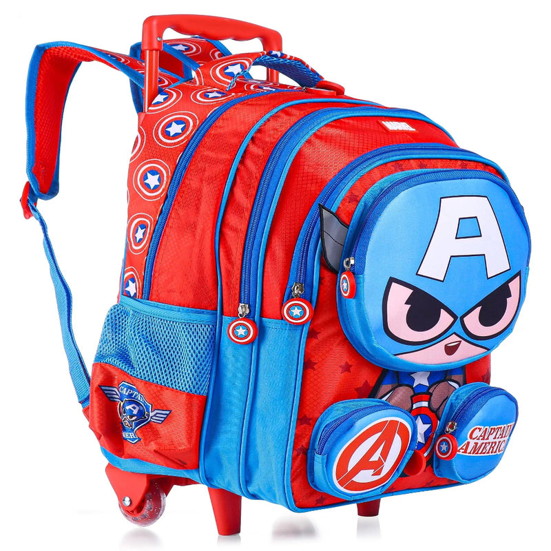 Striders Printed Trolley School Bags - 16 Inches