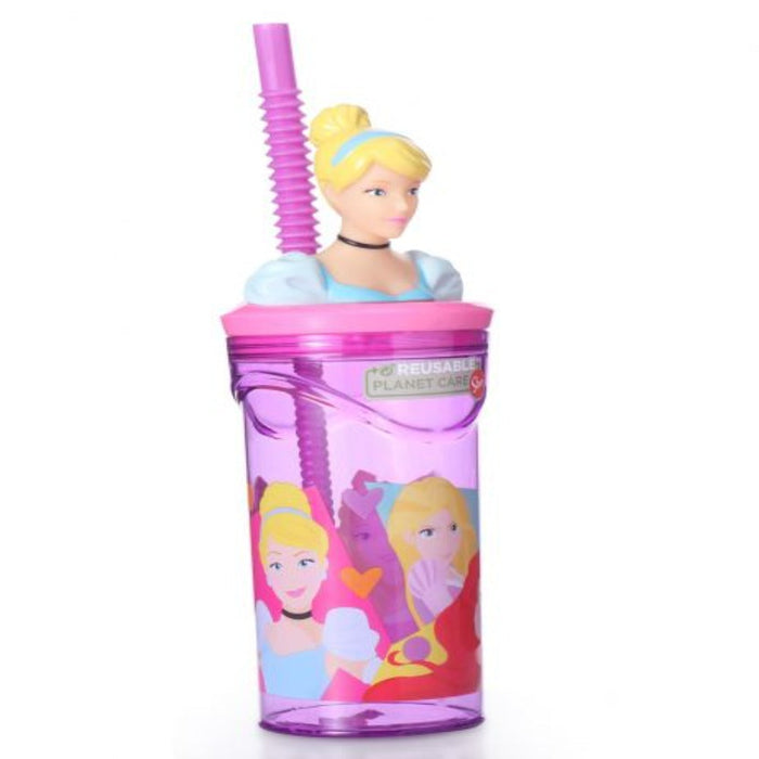 Kids 3D Figurine Character Drinking Tumbler Water Bottle 360ML & Expandable  Stra
