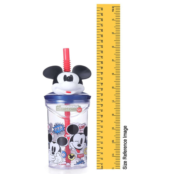 Stor 3D Figurine Minnie Mouse BPA-Free Plastic Tumbler with Straw  Multicolor 360ml, Food Storage, Cookware, Bakeware & Kitchenware, Houseware, Household, All Brands