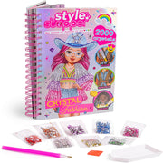 Style Stopper Crystal Fashion Design Sketch Book