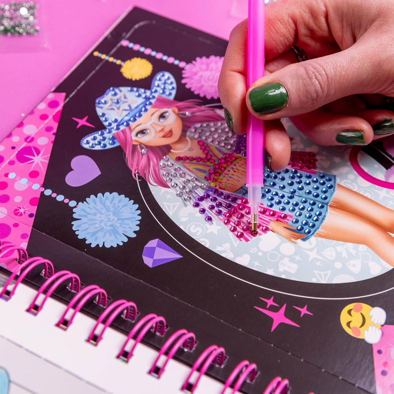 Style Stopper Crystal Fashion Design Sketch Book