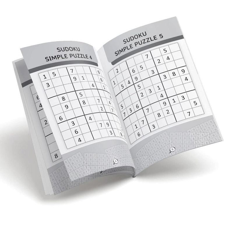 Sudoku Brain Game For Smart Minds ( Set Of 4 books Box Set)