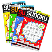 Sudoku Brain Game For Smart Minds ( Set Of 4 books Box Set)