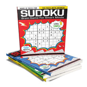 Sudoku Brain Game For Smart Minds ( Set Of 4 books Box Set)