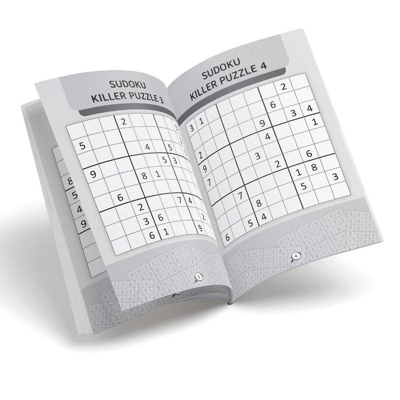 Sudoku Brain Game For Smart Minds ( Set Of 4 books Box Set)