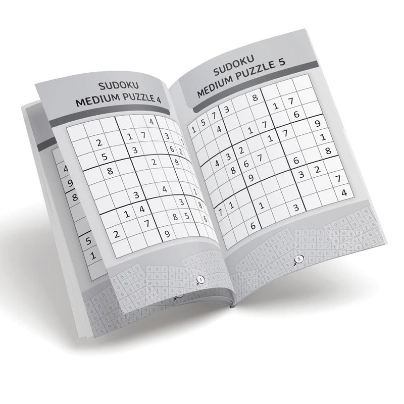 Sudoku Brain Game For Smart Minds ( Set Of 4 books Box Set)