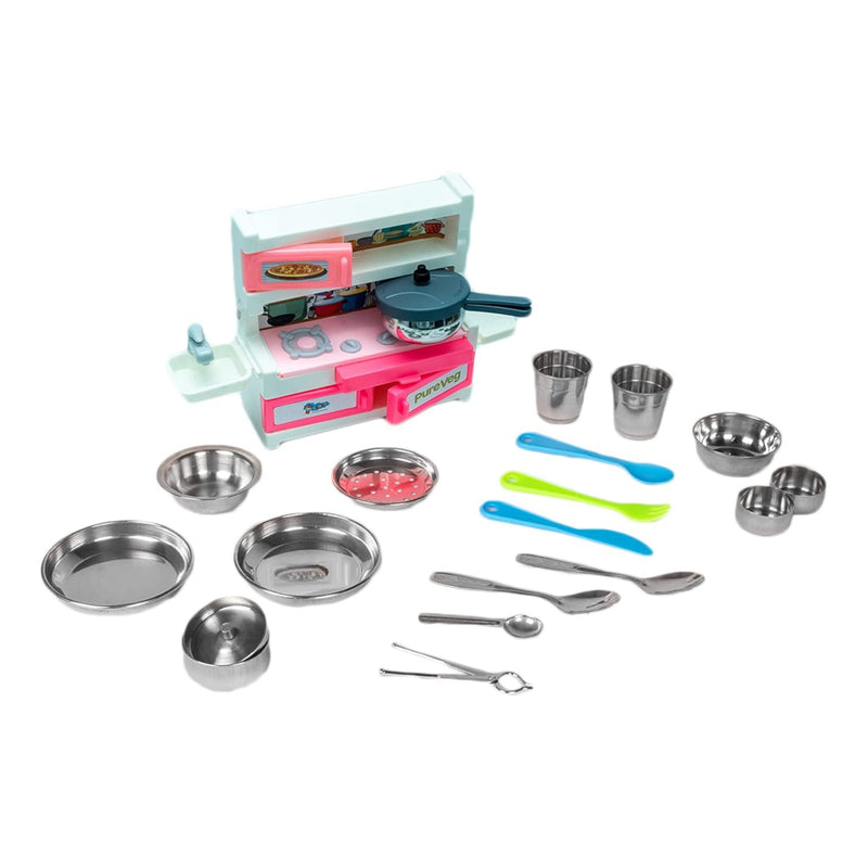 Sunny 21 Pieces Pure Veg Jumbo Kitchen Play Set