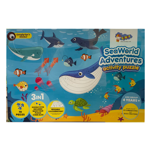 Sunny 3 IN 1 Activity Puzzle-Puzzles-Sunny-Toycra