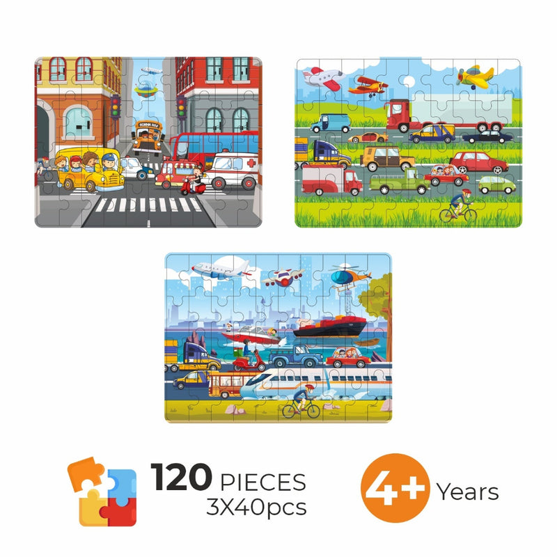 Sunny 3 in 1 Jigsaw Puzzle