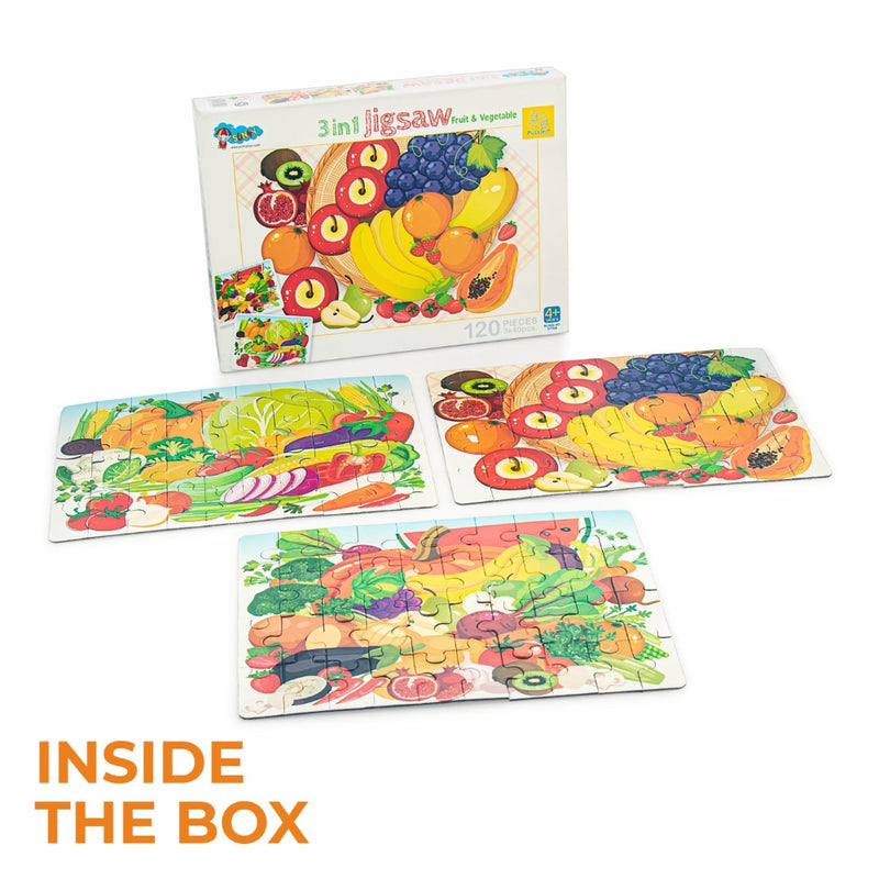 Sunny 3 in 1 Jigsaw Puzzle