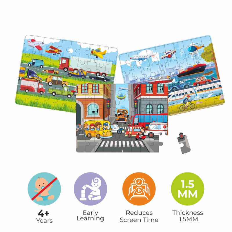 Sunny 3 in 1 Jigsaw Puzzle