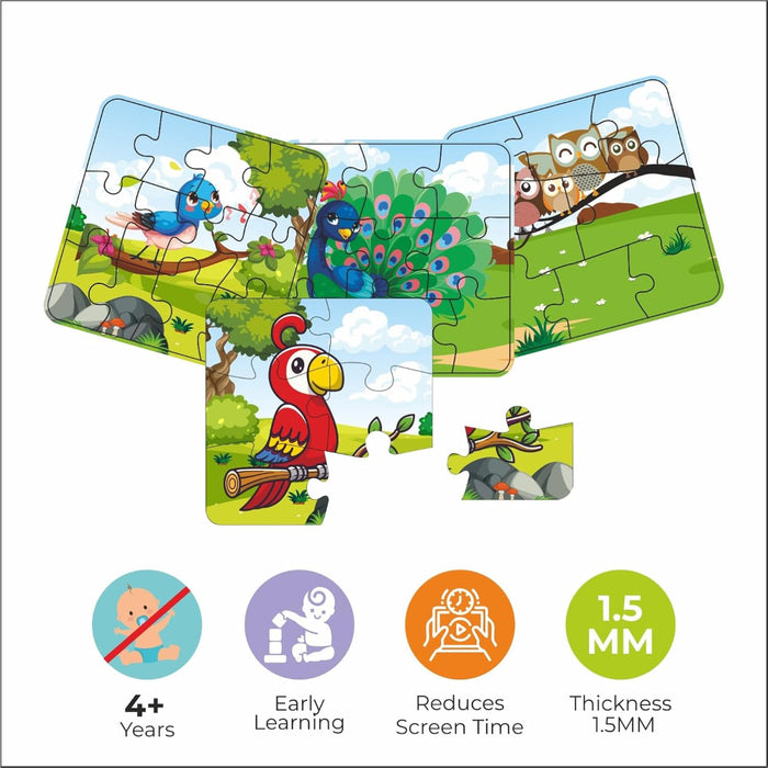 Sunny 4 in 1 Jigsaw Junior Puzzle-Puzzles-Sunny-Toycra