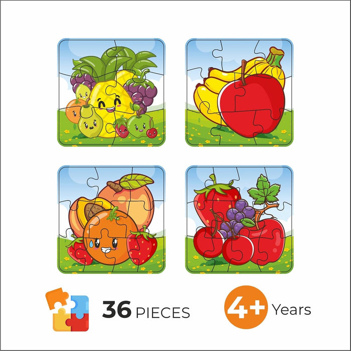 Sunny 4 in 1 Jigsaw Junior Puzzle-Puzzles-Sunny-Toycra