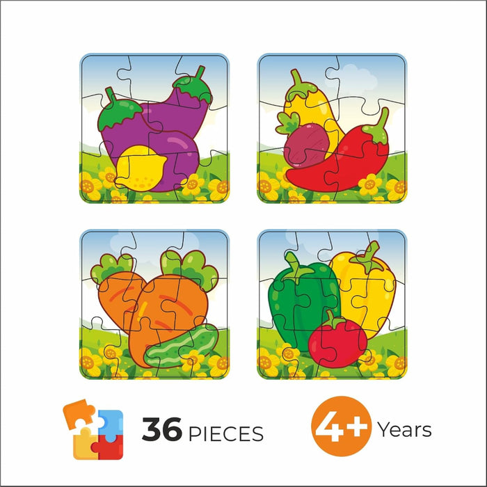 Sunny 4 in 1 Jigsaw Junior Puzzle-Puzzles-Sunny-Toycra