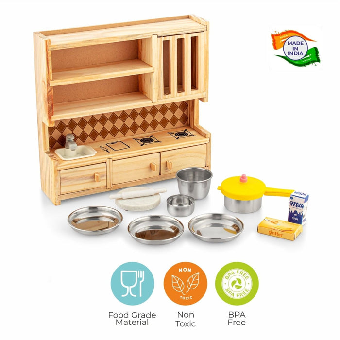 Sunny Cook & Serve Kitchen Playset -Multi Color-Pretend Play-Sunny-Toycra