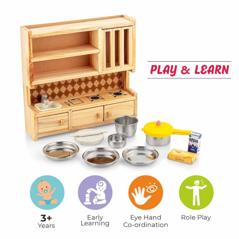 Sunny Cook & Serve Kitchen Playset -Multi Color