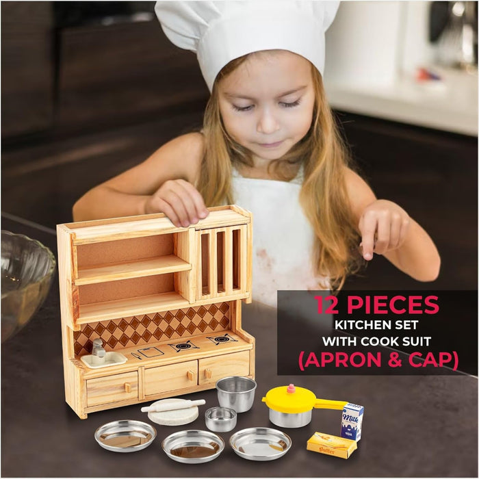 Sunny Cook & Serve Kitchen Playset -Multi Color-Pretend Play-Sunny-Toycra