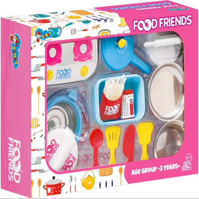 Sunny Food Friend Toy Set - Multi Color-Pretend Play-Sunny-Toycra