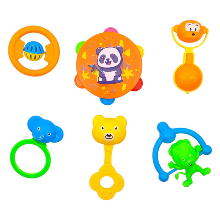 Sunny My First Rattle Set ( Set Of 6 Pcs ) - Multi Color-Infant Toys-Sunny-Toycra