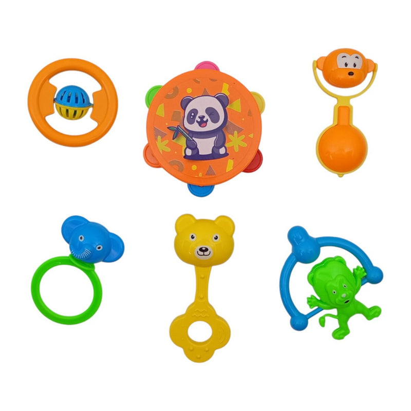 Sunny My First Rattle Set ( Set Of 6 Pcs ) - Multi Color