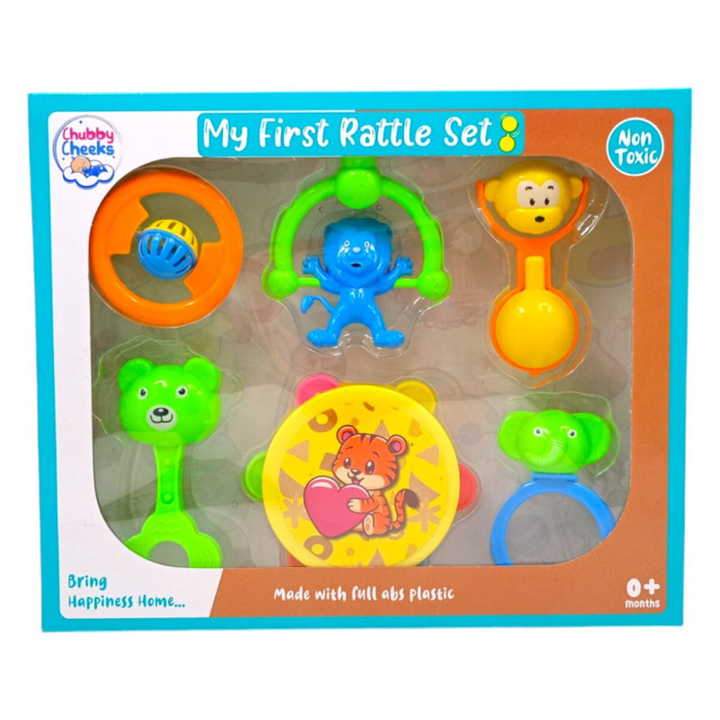 Sunny My First Rattle Set ( Set Of 6 Pcs ) - Multi Color