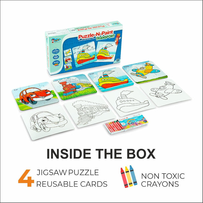 Sunny Puzzle N Paint Jigsaw Puzzle-Puzzles-Sunny-Toycra