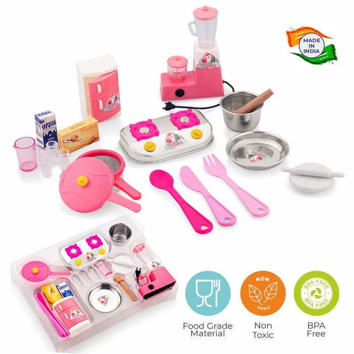 Sunny Unicorn Chef Kitchen Set-Pretend Play-Sunny-Toycra