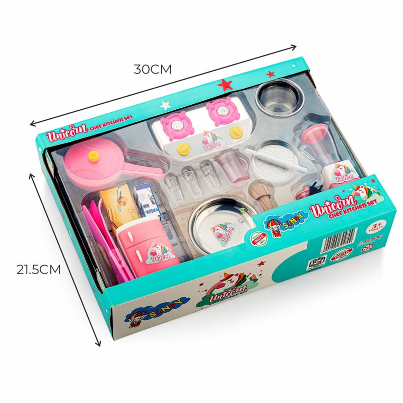 Sunny Unicorn Chef Kitchen Set
