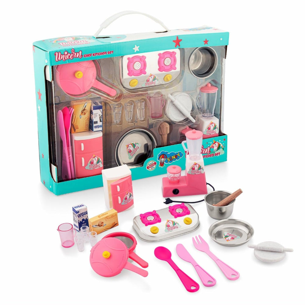 Sunny Unicorn Chef Kitchen Set